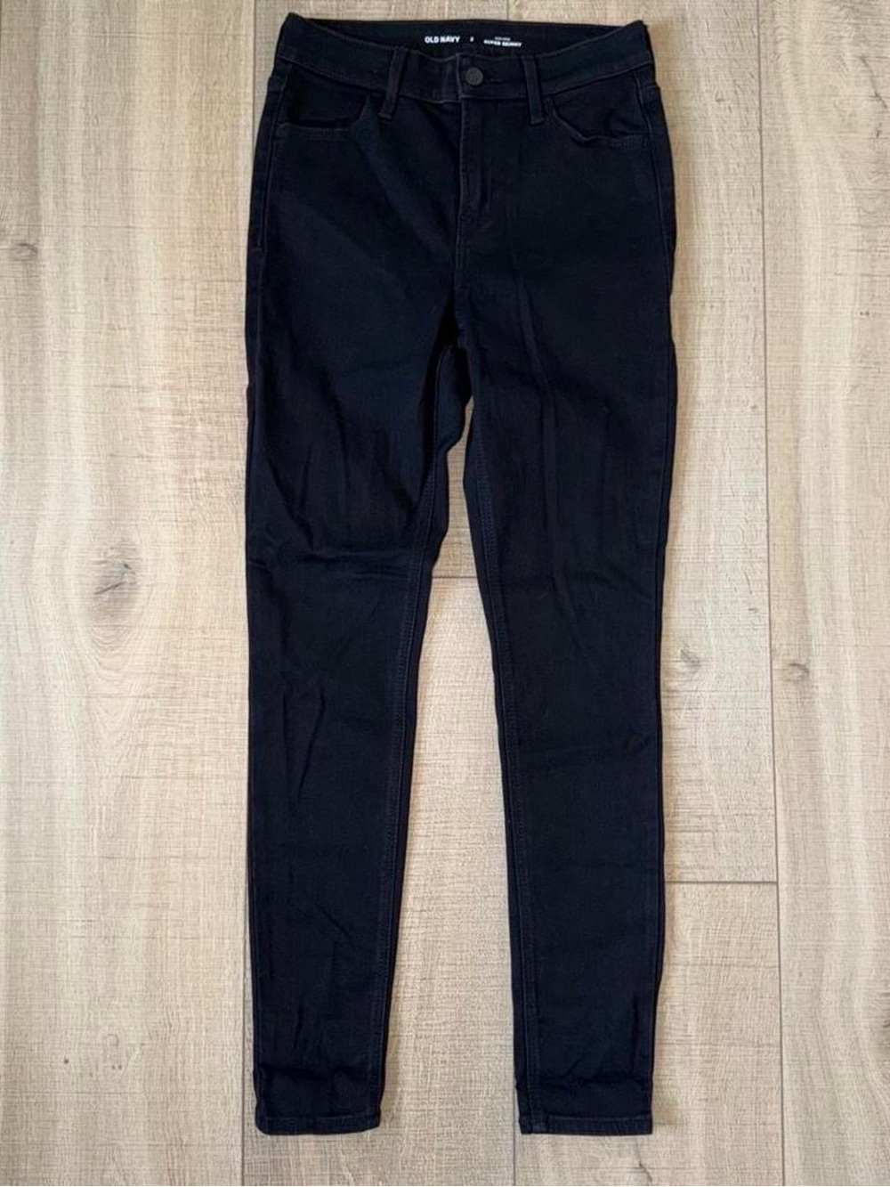 Old Navy Black High Rise Super Skinny Jeans Size 2